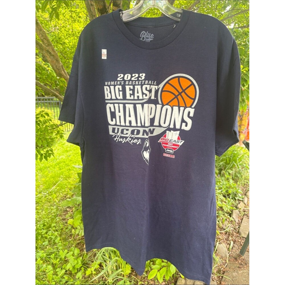 2023 UCONN Big East Champions Basketball Tee